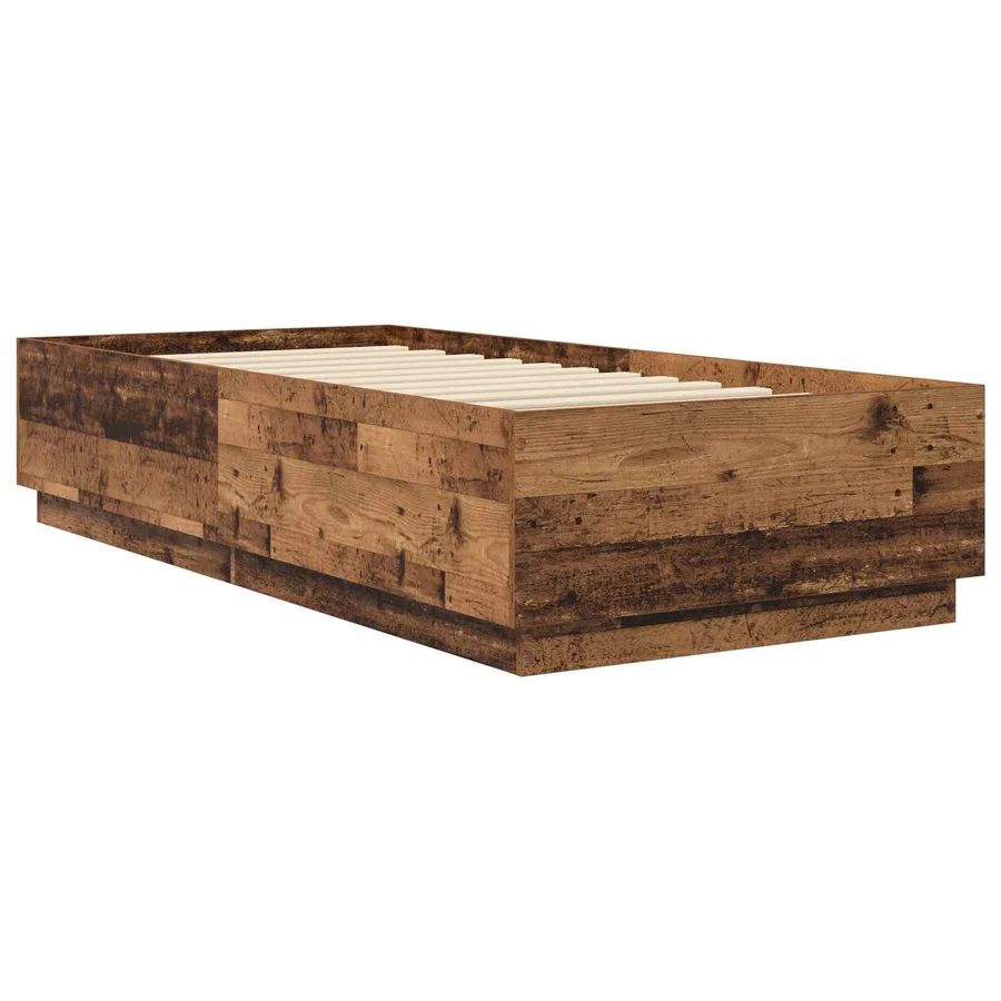 Cadre de lit Bois ancien 80 x 200 cm Bois d'ingénierie - 2