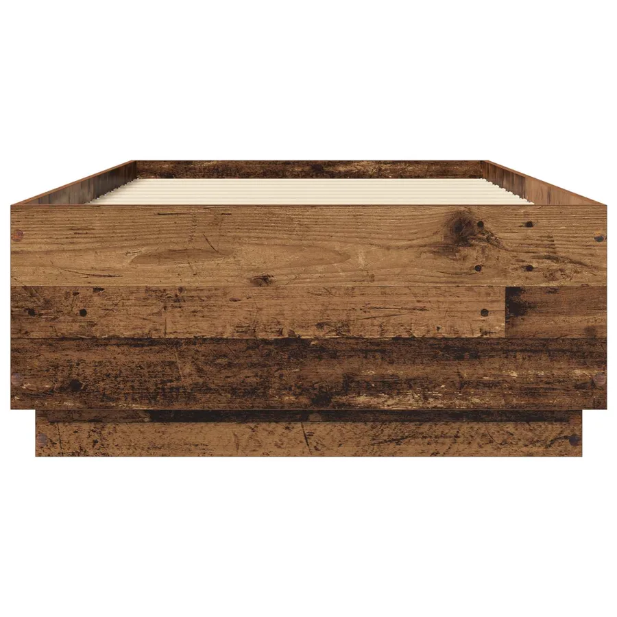 Cadre de lit Bois ancien 80 x 200 cm Bois d'ingénierie - 3