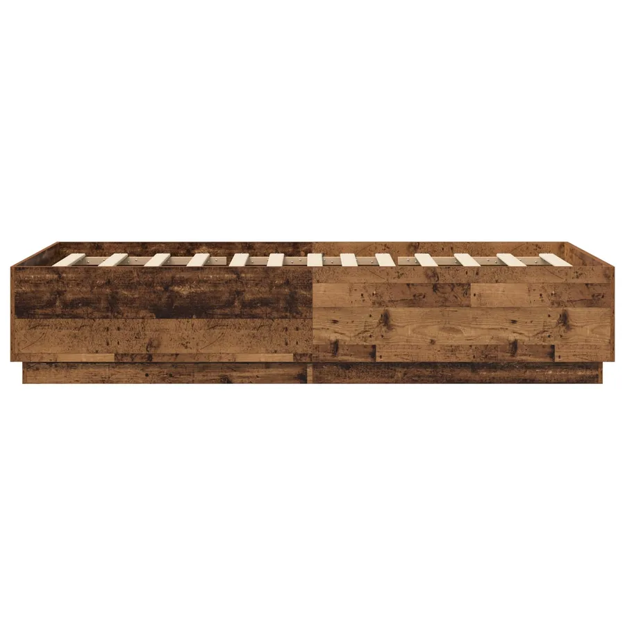 Cadre de lit Bois ancien 80 x 200 cm Bois d'ingénierie - 4