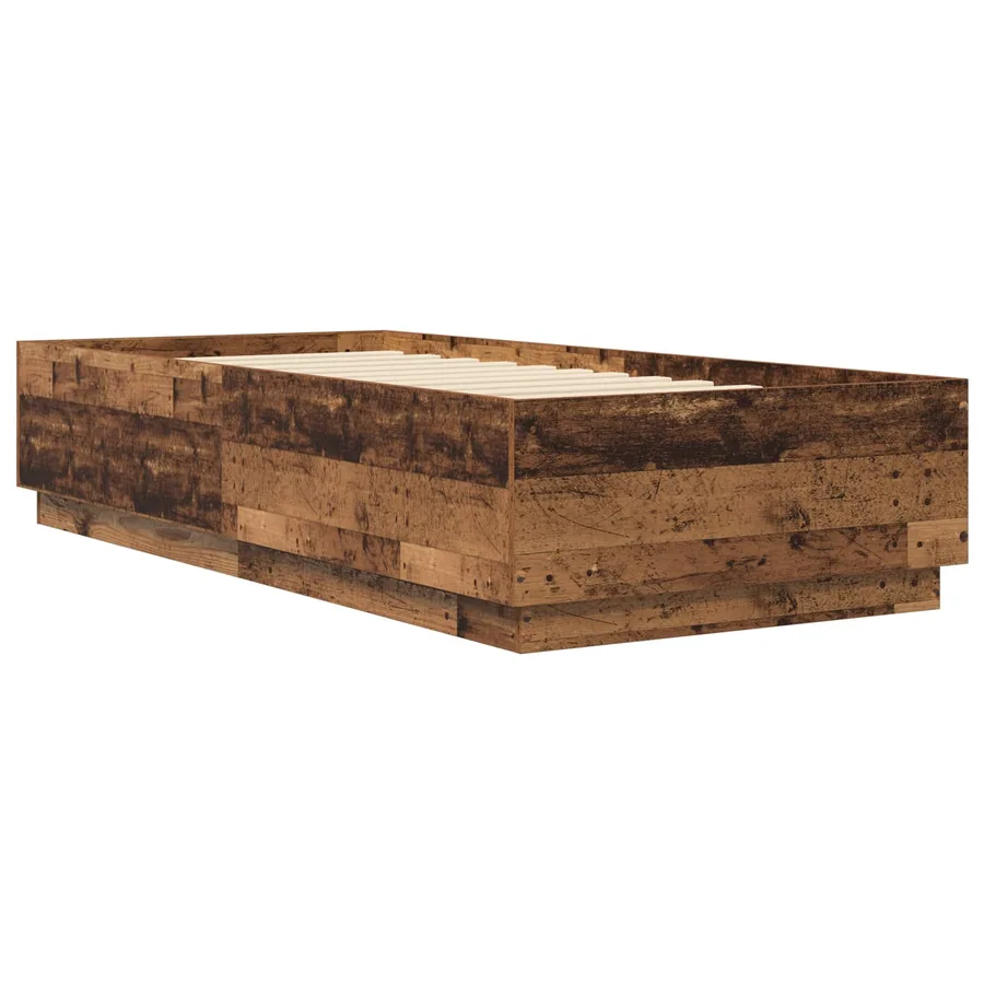 Cadre de lit Bois ancien 80 x 200 cm Bois d'ingénierie - 5