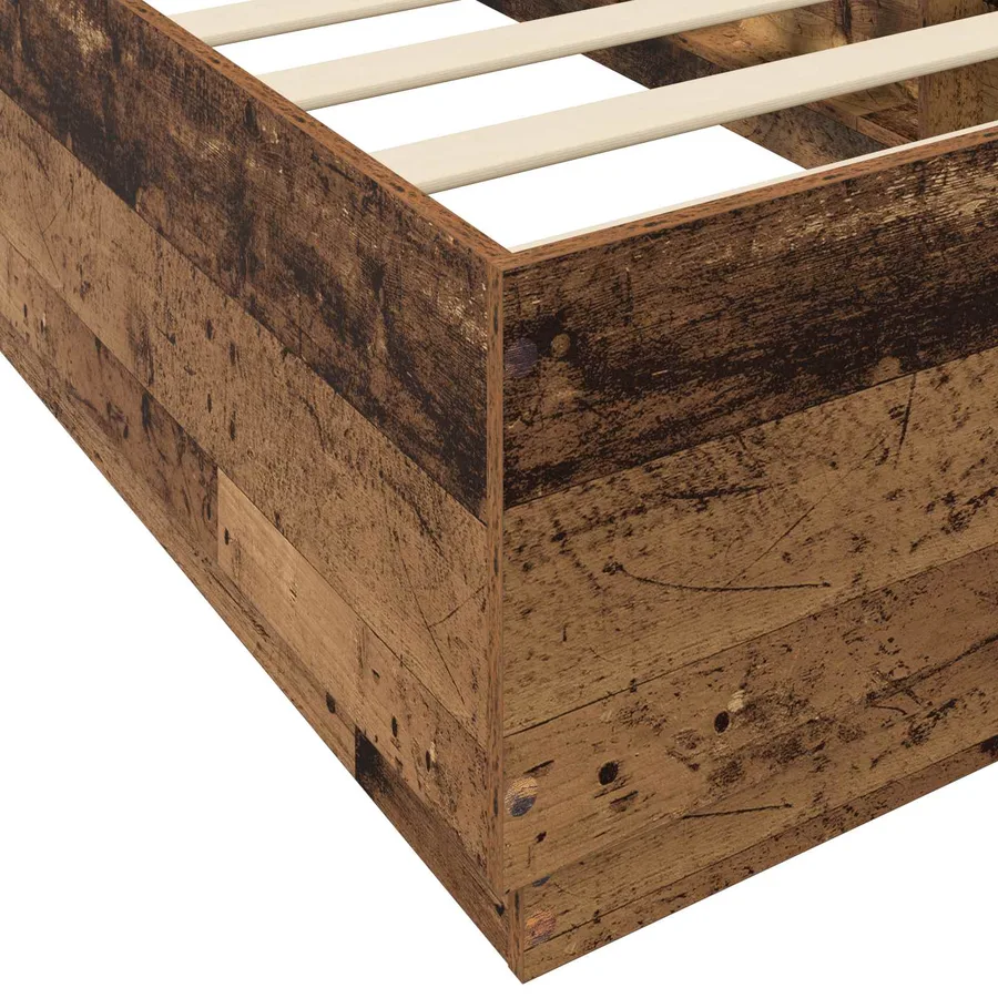 Cadre de lit Bois ancien 80 x 200 cm Bois d'ingénierie - 6