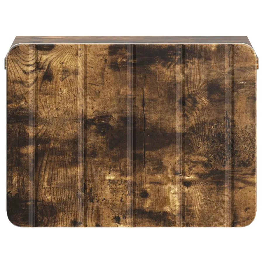 Cabinet de chevet mural Chêne fumé 33 x 34,5 x 24 cm - 5