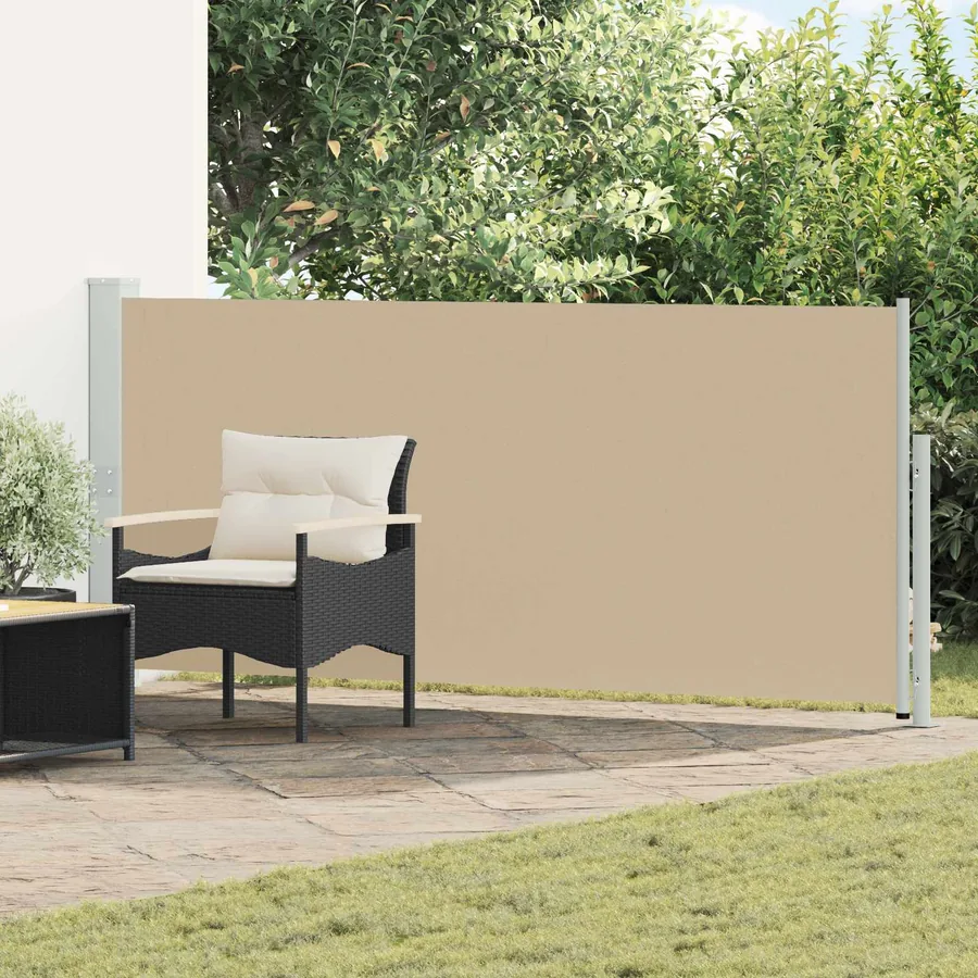 Store latéral rétractable 160 x 600 cm Polyester Rectangulaire