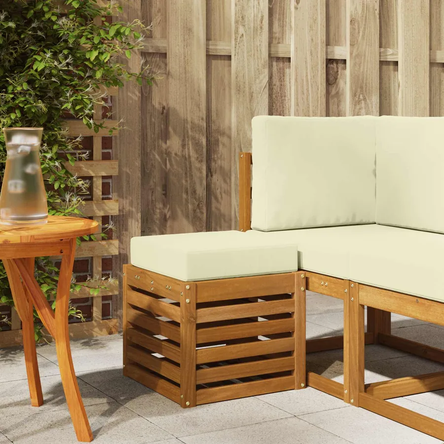 Banc de Jardin Bois d'Acacia Massif Naturel