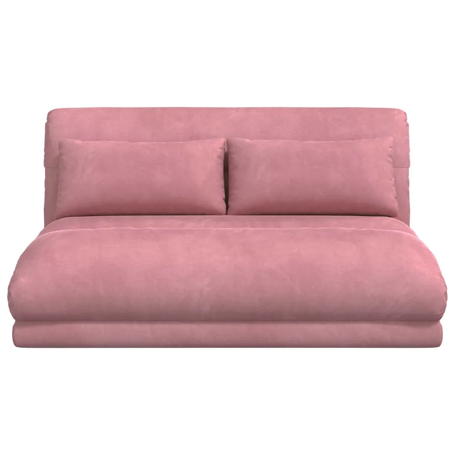 Fauteuil de sol ajustable Rose Velours - 4