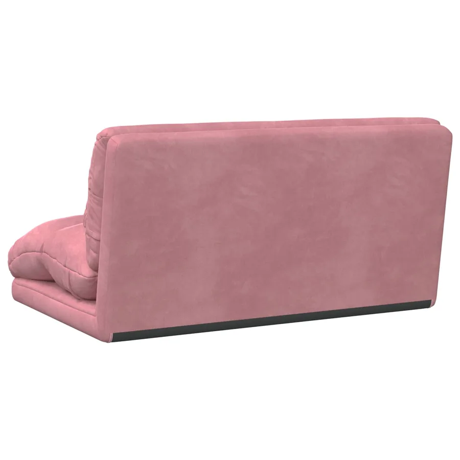 Fauteuil de sol ajustable Rose Velours - 6
