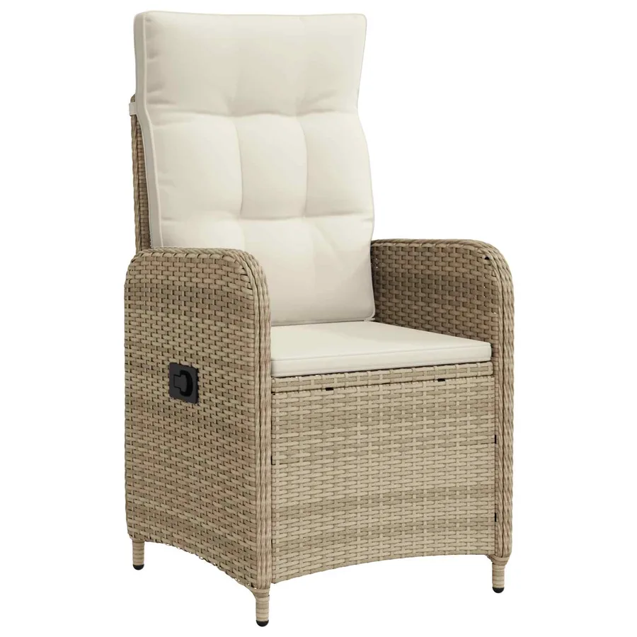 Chaise de jardin inclinable Gris clair et gris foncé - 26