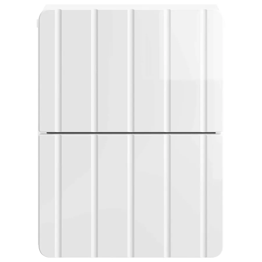 Cabinet de chevet mural Blanc brillant 33 x 34,5 x 43 cm - 5