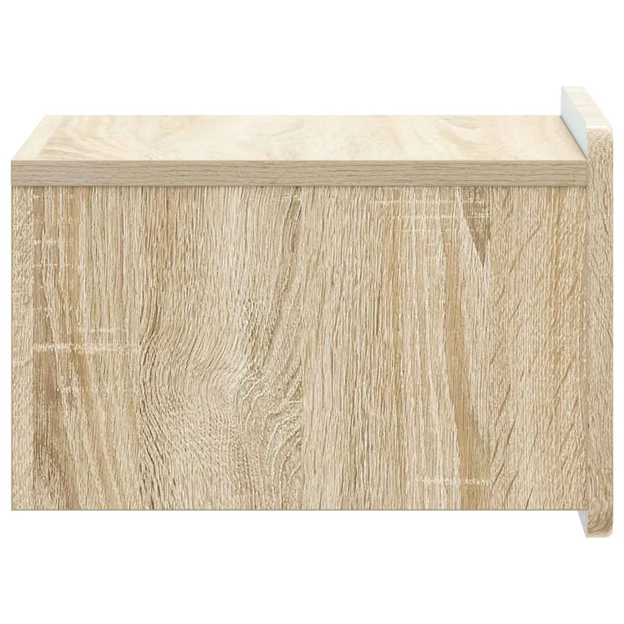 Cabinet de chevet mural Chêne Sonoma 33 x 34,5 x 24 cm - 6