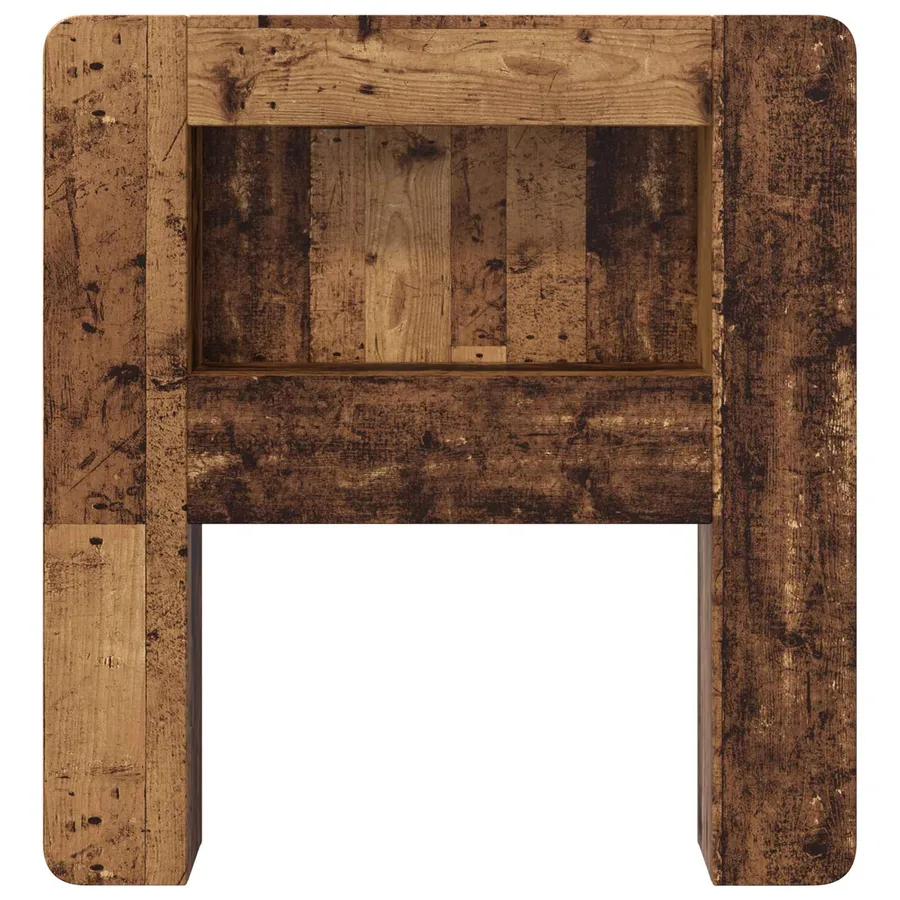 Cabinet de Tête de Lit Bois ancien Bois d’ingénierie - 5