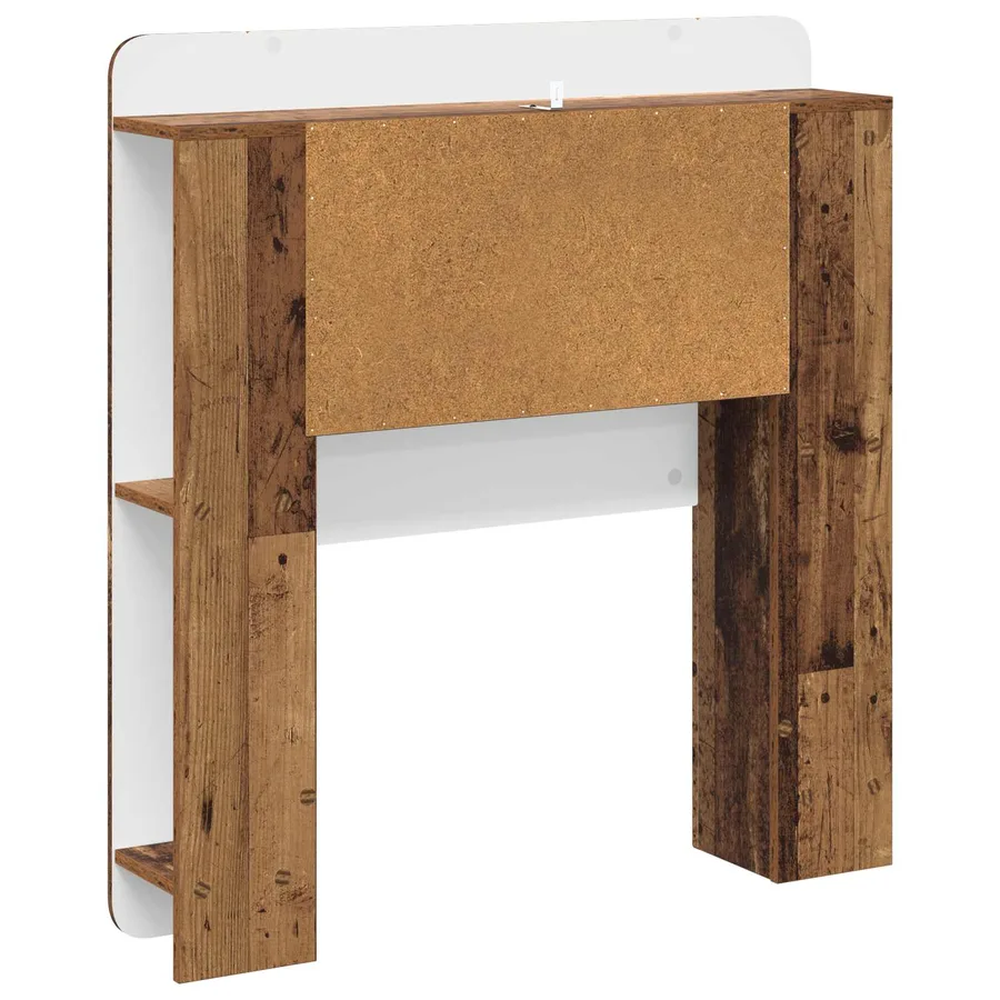Cabinet de Tête de Lit Bois ancien Bois d’ingénierie - 7