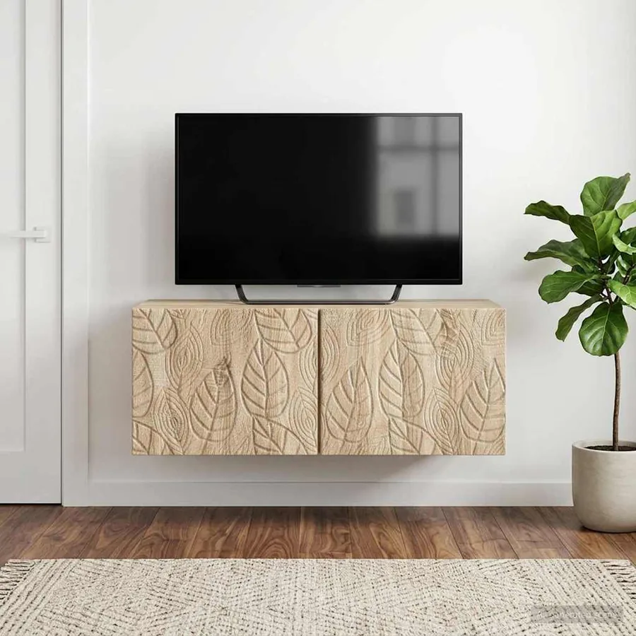 Meuble TV mural 59,5 x 41 x 30 cm Chêne Sonoma