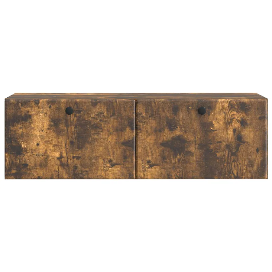 Meuble TV mural 98 x 31 x 30 cm Chêne fumé Bois d'ingénierie - 6