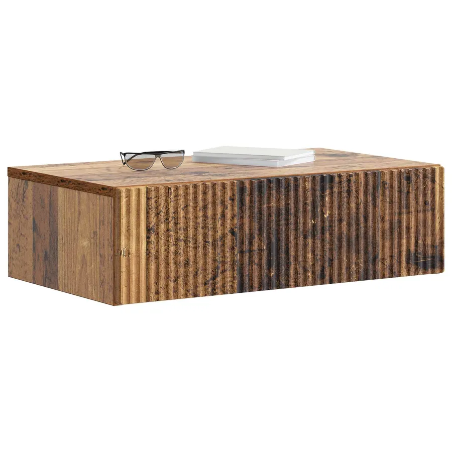 Table d'appoint murale Bois ancien 59 x 34,5 x 17 cm - 3