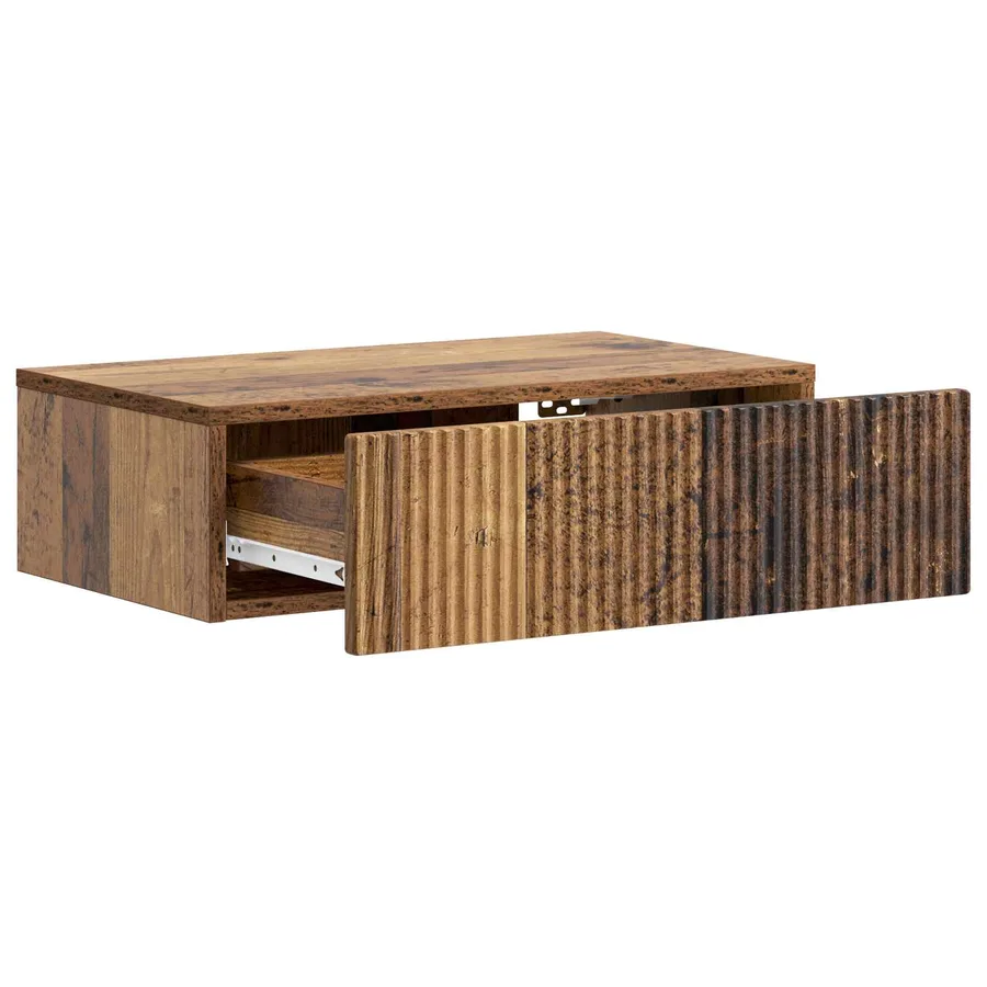 Table d'appoint murale Bois ancien 59 x 34,5 x 17 cm - 4