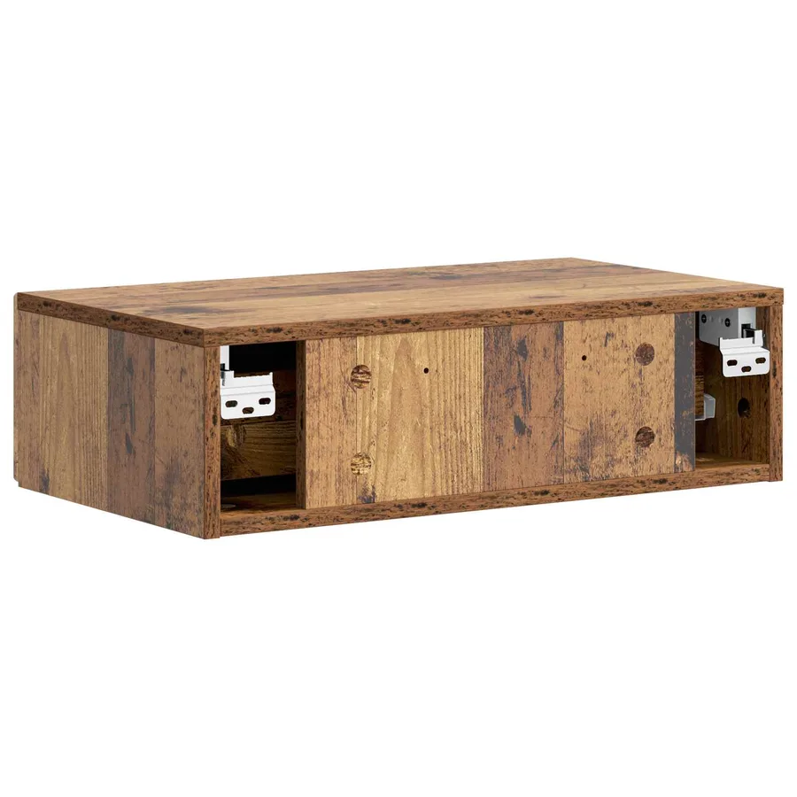 Table d'appoint murale Bois ancien 59 x 34,5 x 17 cm - 7