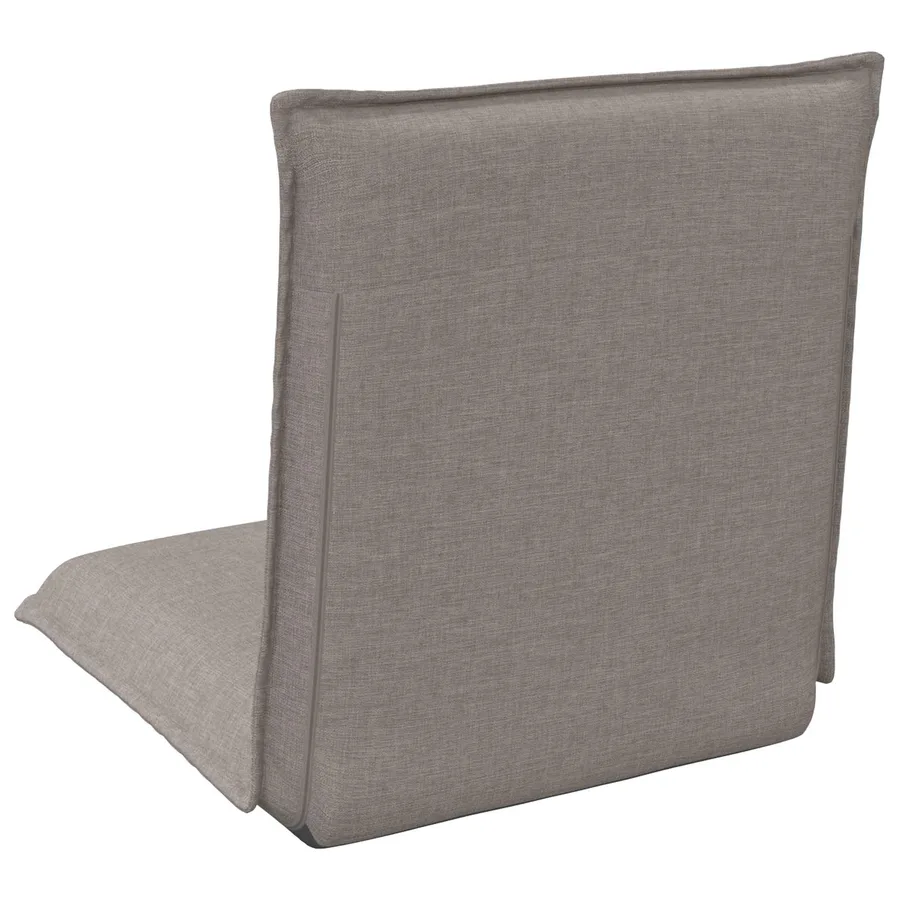 Fauteuil de sol ajustable Taupe Tissu - 6