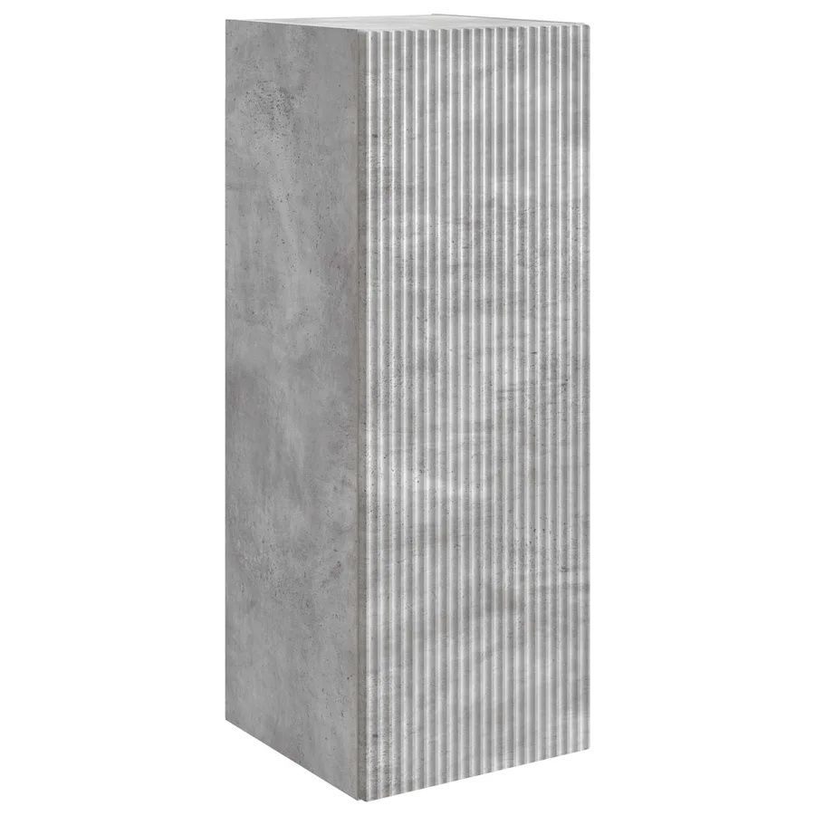 Armoire Murale Gris béton 33 x 34,5 x 90 cm Bois d'ingénierie - 2