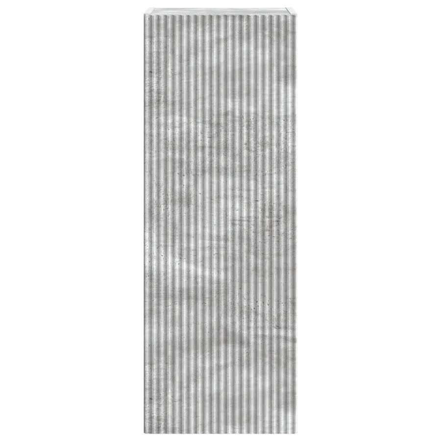 Armoire Murale Gris béton 33 x 34,5 x 90 cm Bois d'ingénierie - 4