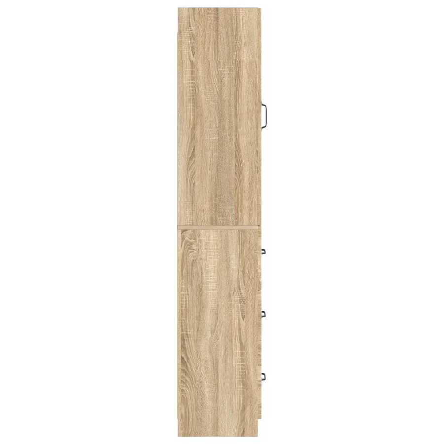Ensemble de Meubles 2 pcs Chêne Sonoma 33 x 34,5 x 87 cm - 6