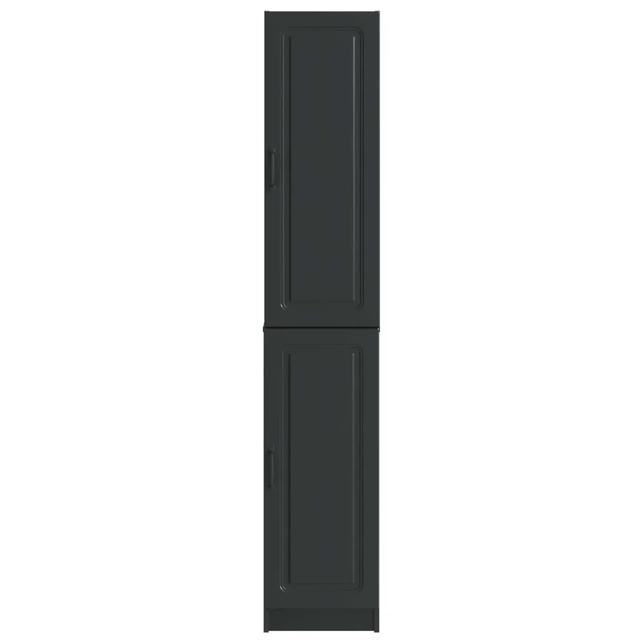 Ensemble de Meubles 2 pcs Noir Bois d'ingénierie - 5