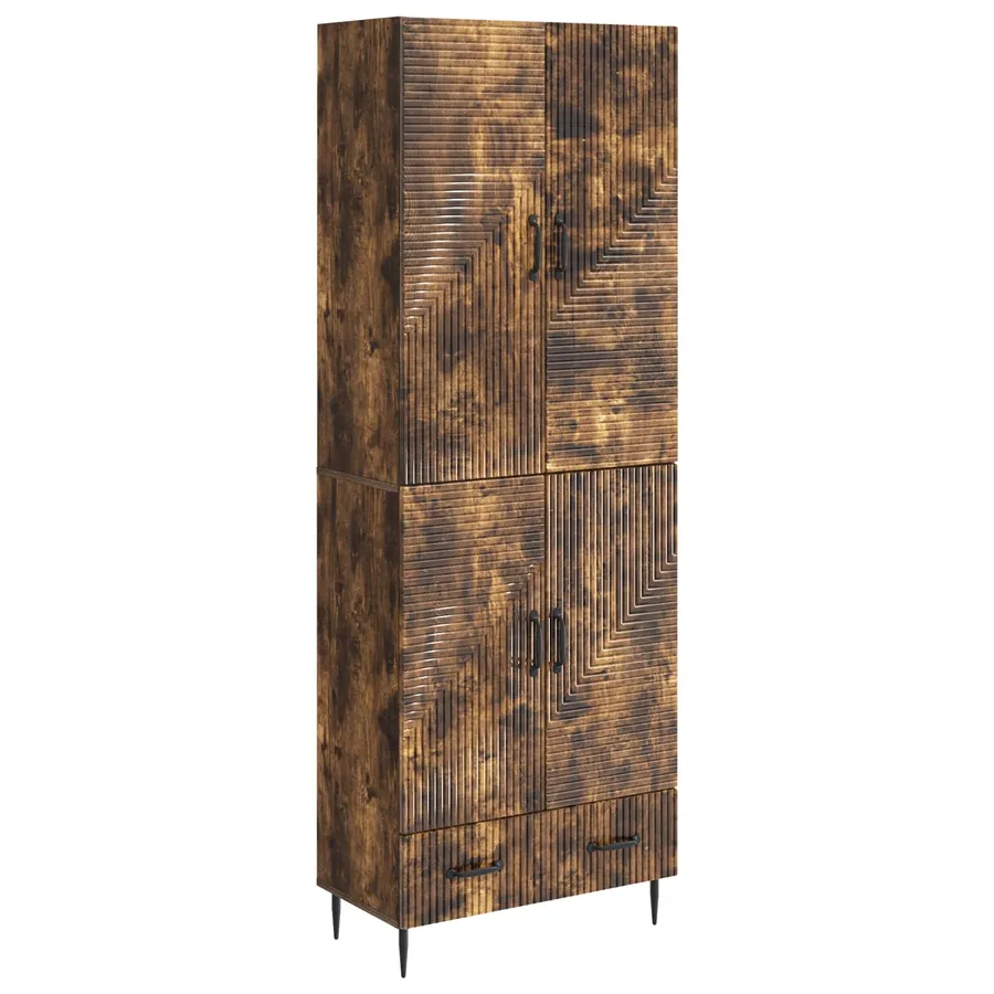 Ensemble de Meubles 2 pcs 66 x 34,5 x 95 cm Bois d'ingénierie - 2