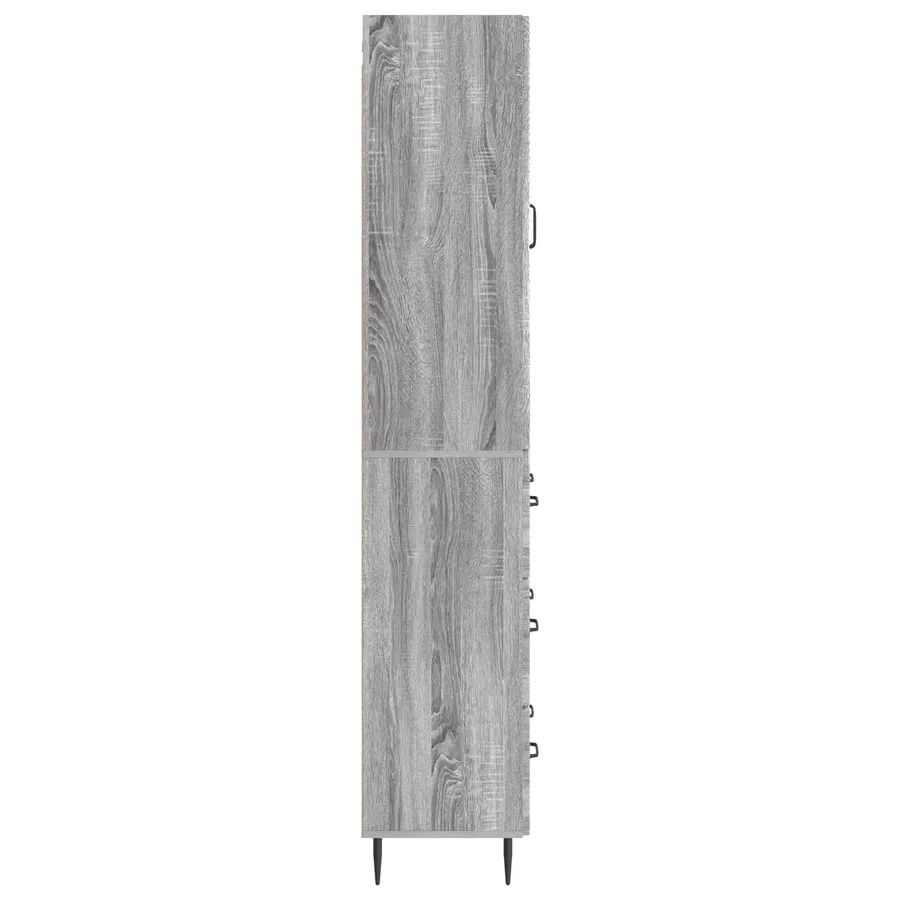 Ensemble de Meubles 2 pcs Sonoma gris 66 x 34,5 x 90 cm - 6