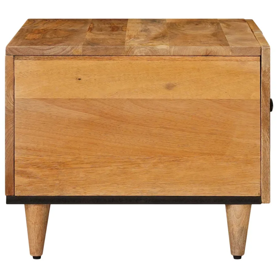 Table basse Naturel 80 x 50 x 40 cm Bois de mangue massif - 4