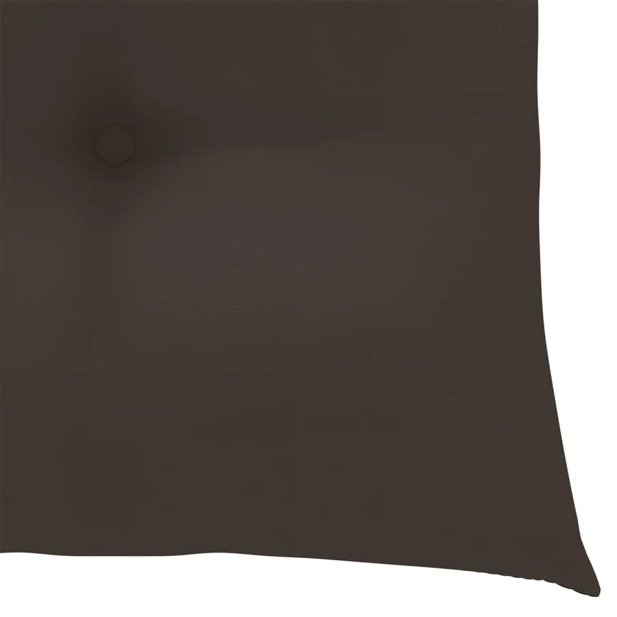 Chaises de jardin avec coussins taupe lot de 8 Bois teck massif - 13