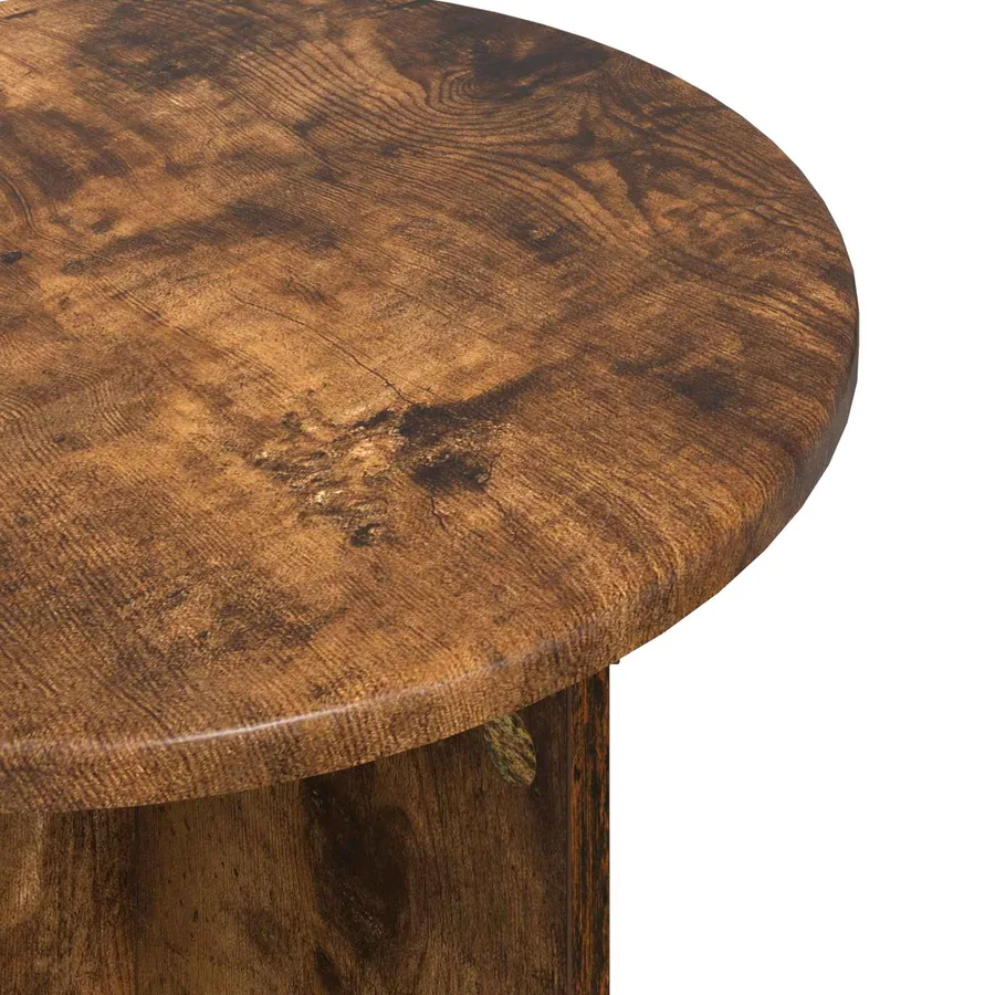 Ensemble de tables d'appoint 2 pcs Chêne fumé Bois d'ingénierie - 6