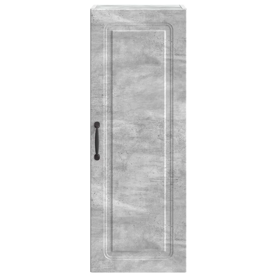 Armoire Murale Gris béton 33 x 34,5 x 90 cm Bois d'ingénierie - 4