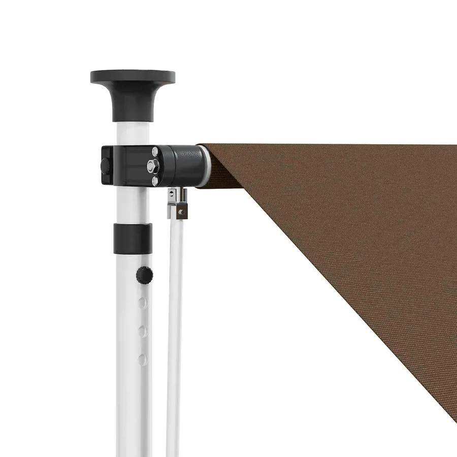 Auvent rétractable manuel Taupe 350 cm - 4