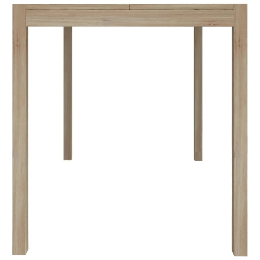 Ensemble à dîner 7 pcs Bois d'acacia solide - 5