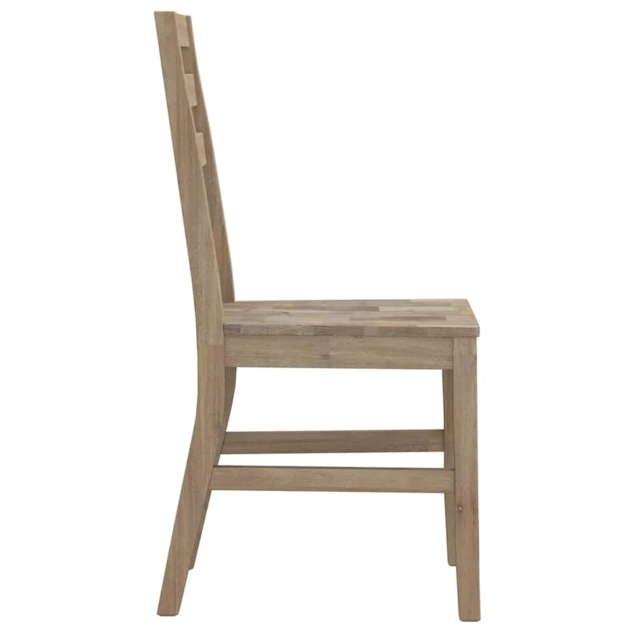 Ensemble à dîner 7 pcs Bois d'acacia solide - 8