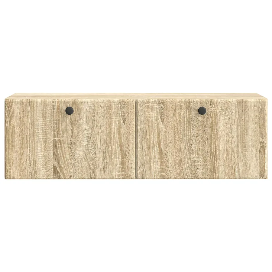 Meuble TV mural 98 x 31 x 30 cm Chêne Sonoma Bois d'ingénierie - 6