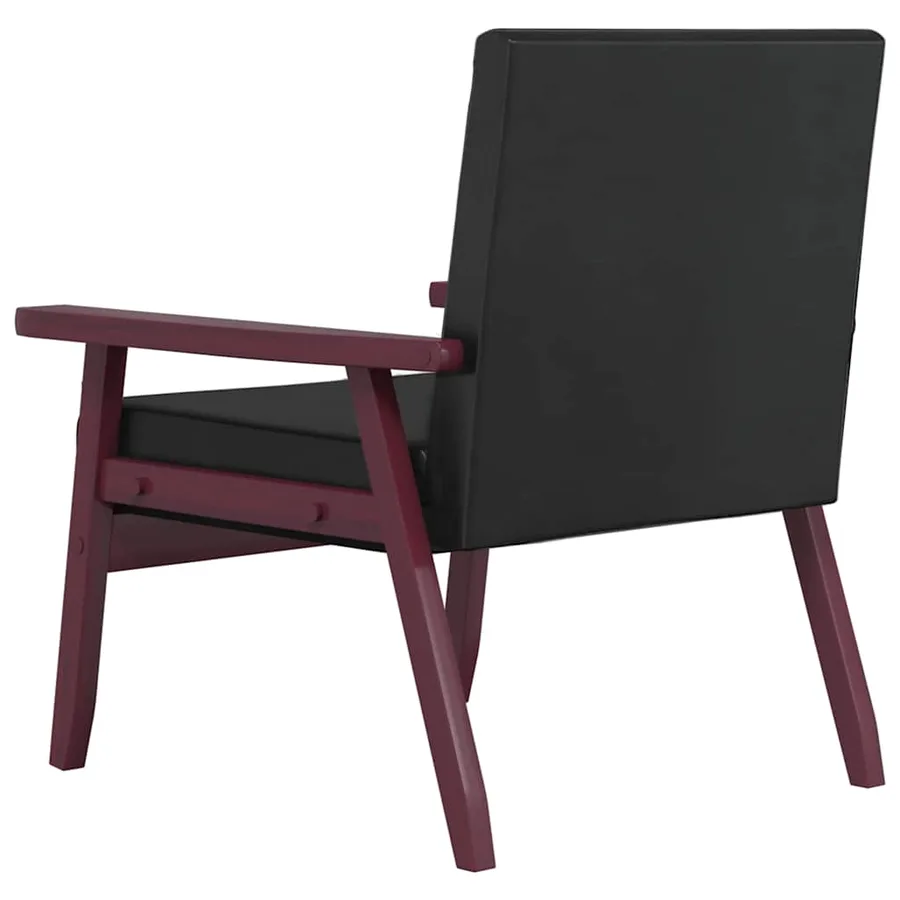 Ensemble de canapés 2 pcs noir similicuir - 8