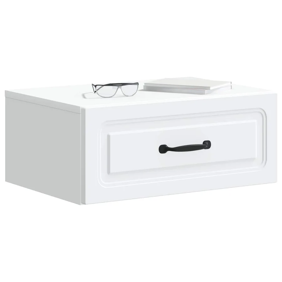 Cabinet de chevet mural 2 pcs Blanc 49 x 34,5 x 20 cm - 3