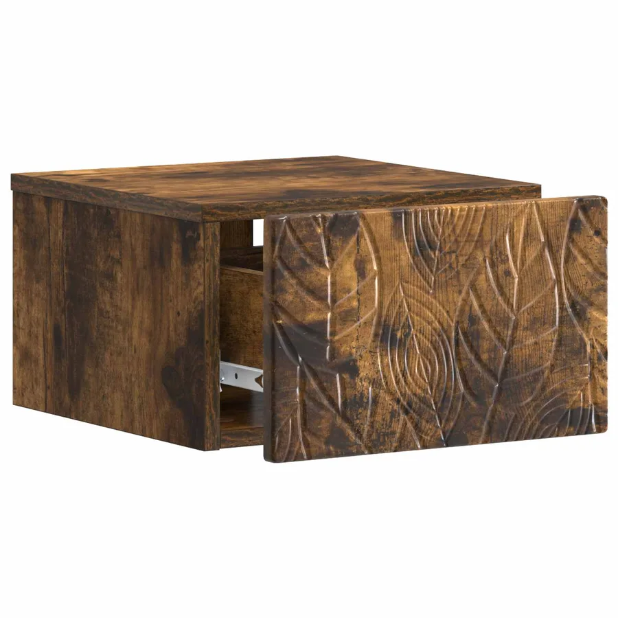 Table d'appoint murale 2 pcs Chêne fumé 34,5 x 33 x 20 cm - 5