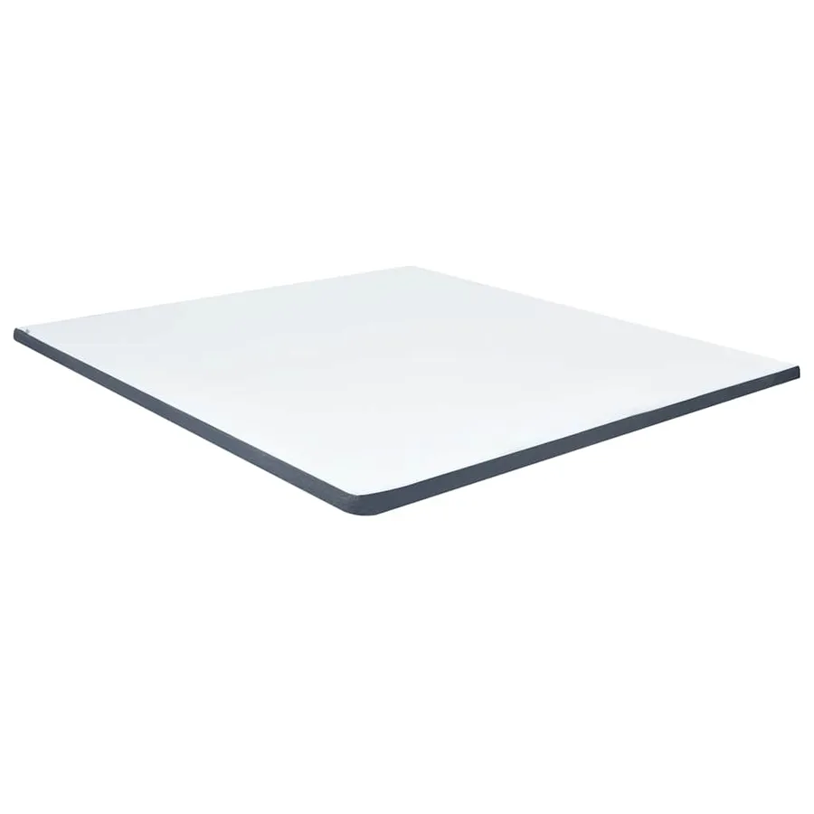 Sommier à lattes de lit Gris foncé Tissu 200x200 cm - 11