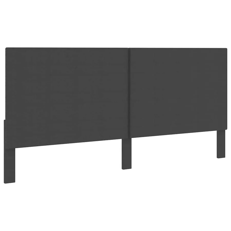 Sommier à lattes de lit Gris foncé Tissu 200x200 cm - 15