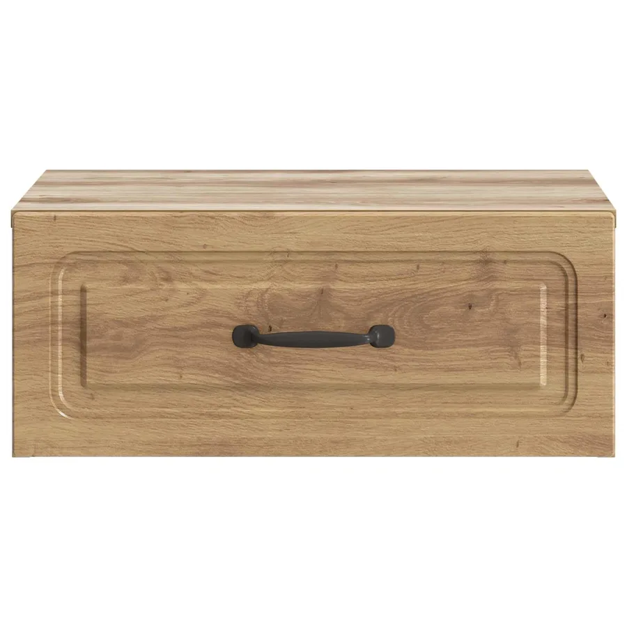 Cabinet de chevet mural Chêne artisanal 49 x 34,5 x 20 cm - 5