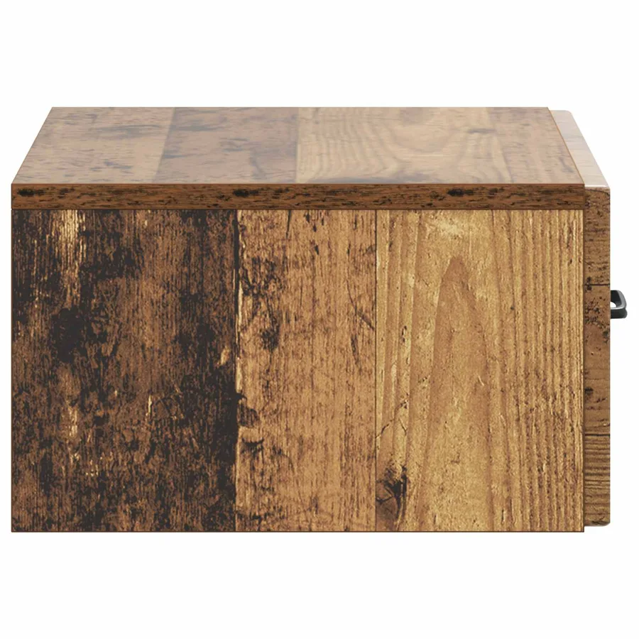 Cabinet de chevet mural Bois ancien 49 x 34,5 x 20 cm - 6