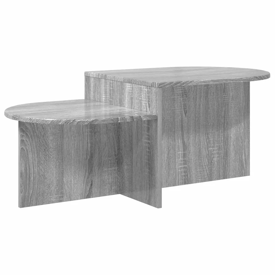 Table basse Sonoma gris 100 x 50 x 40 cm Bois d'ingénierie - 2