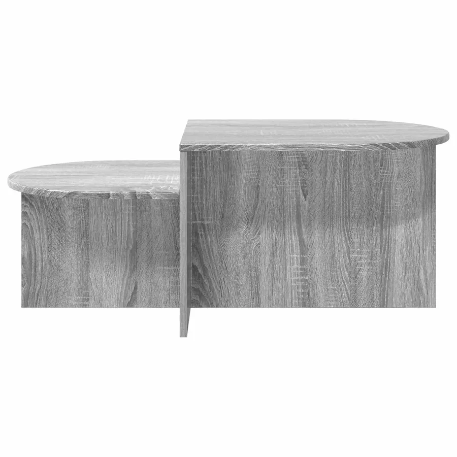 Table basse Sonoma gris 100 x 50 x 40 cm Bois d'ingénierie - 5