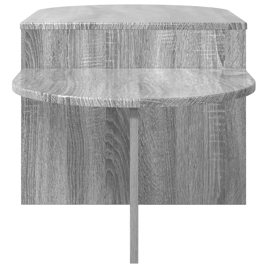 Table basse Sonoma gris 100 x 50 x 40 cm Bois d'ingénierie - 6