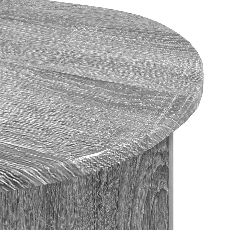 Table basse Sonoma gris 100 x 50 x 40 cm Bois d'ingénierie - 8