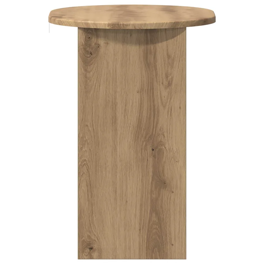 Table d'appoint Chêne artisanal 50 x 39,5 x 55 cm - 5