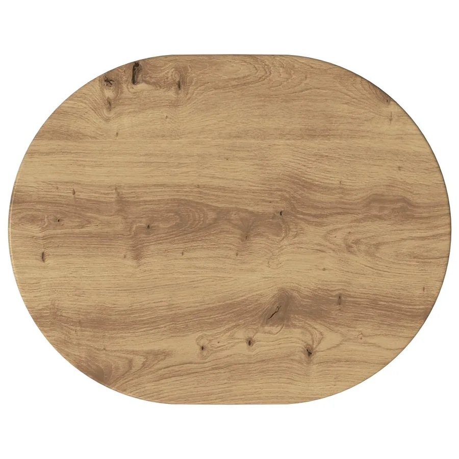 Table d'appoint Chêne artisanal 50 x 39,5 x 55 cm - 7