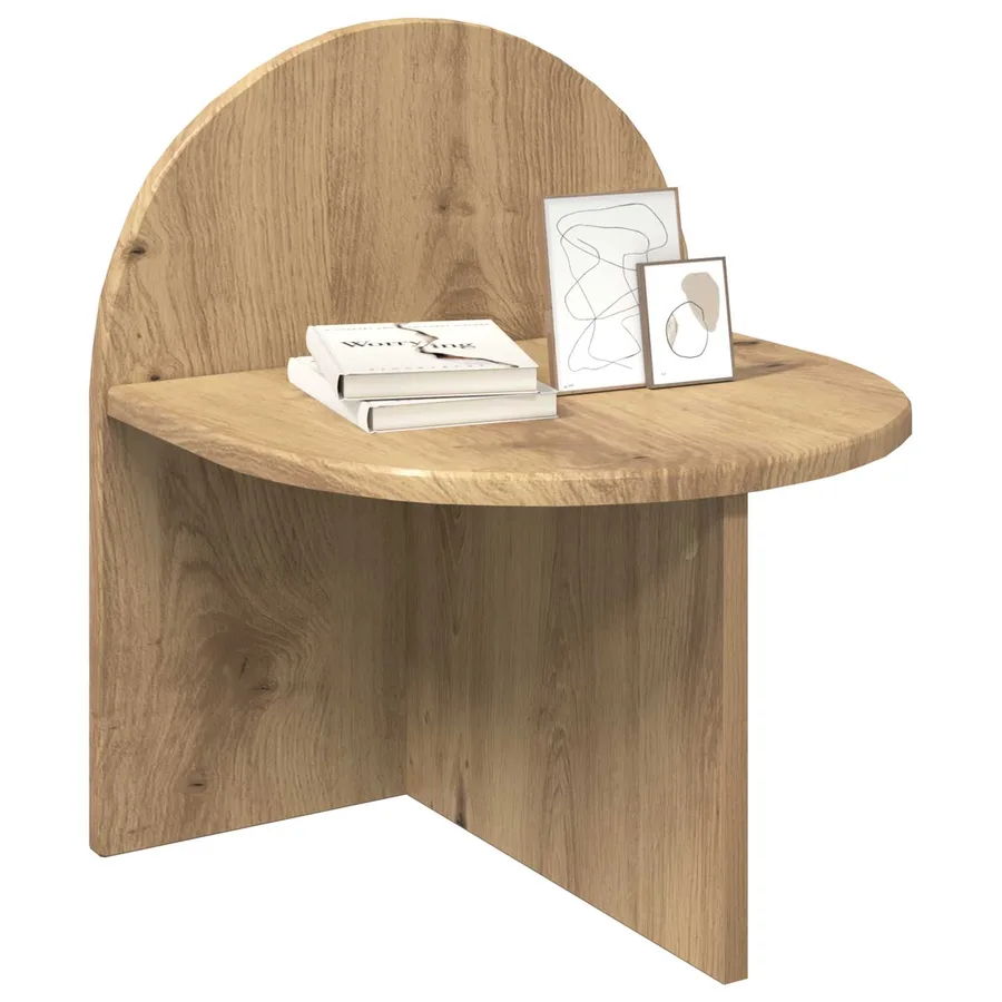 Table de chevet 2 pc Chêne artisanal 40 x 35,5 x 45,5 cm - 3