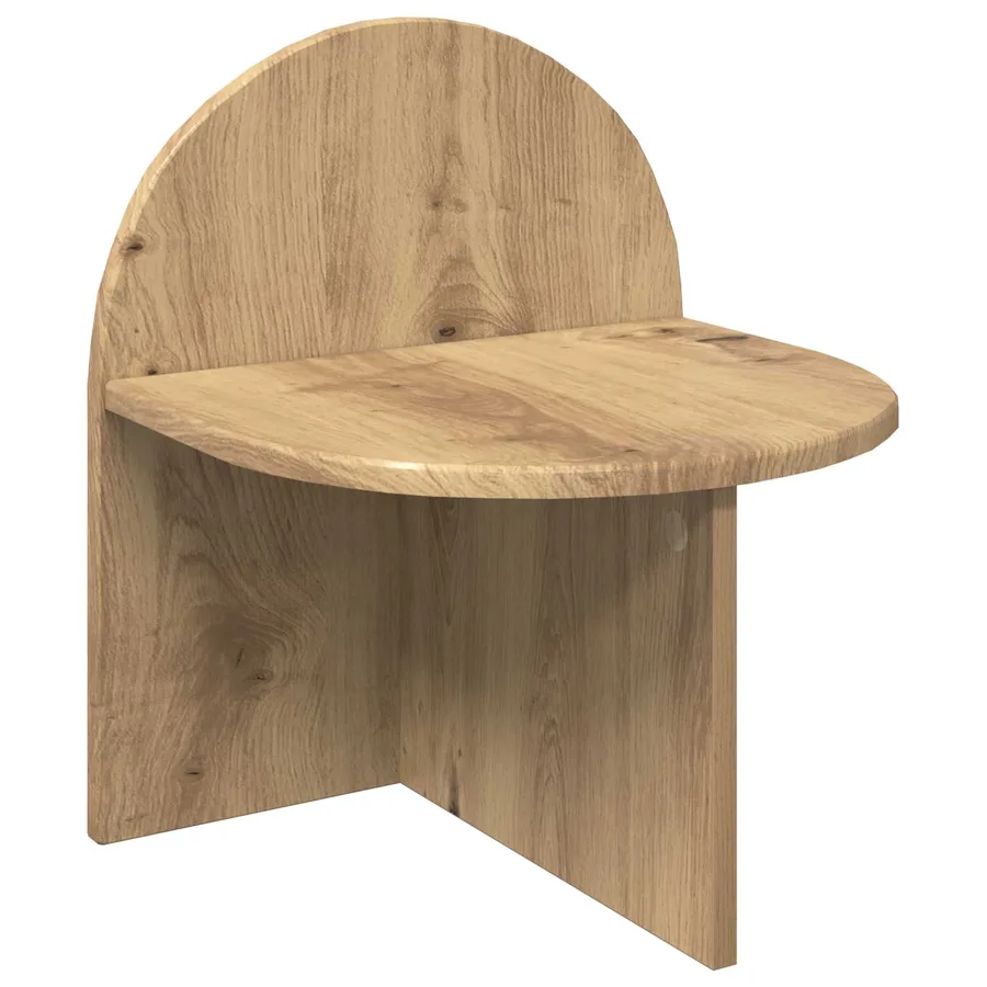 Table de chevet 2 pc Chêne artisanal 40 x 35,5 x 45,5 cm - 5